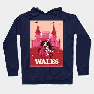 Wales Vintage Castle Hoodie